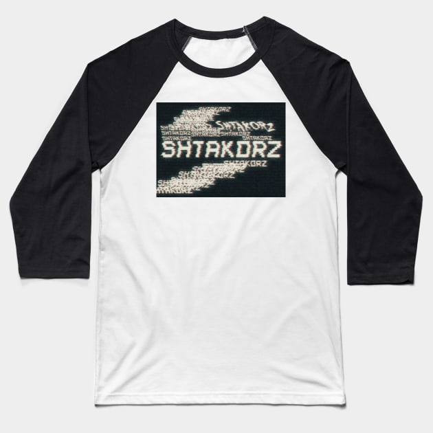 Glitch Baseball T-Shirt by Shtakorz